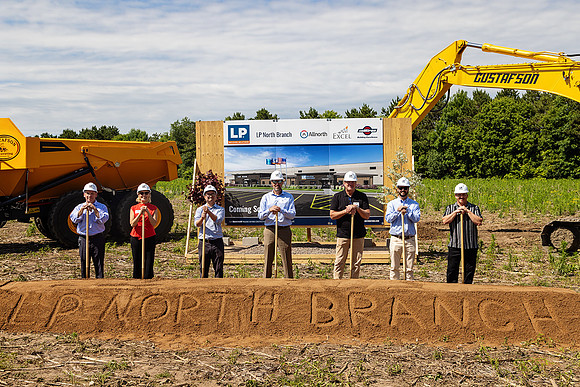 LP North Branch Ground Breaking Commercial Photography