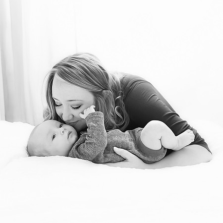 Mom and baby MJCollins Photography