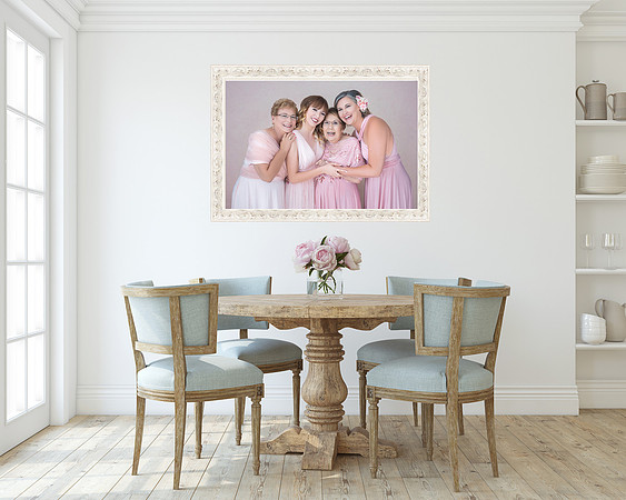 Dining room. 3d render.