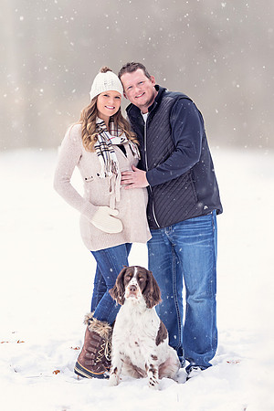 Winter Maternity MJCollins Photography