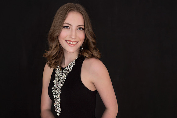 Senior photos in studio