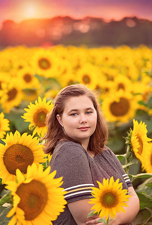 Senior photos outside